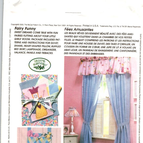Lot of 8 McCalls Home Decorating Sewing Patterns, Bedroom Curtains, Accessories - Picture 10 of 10